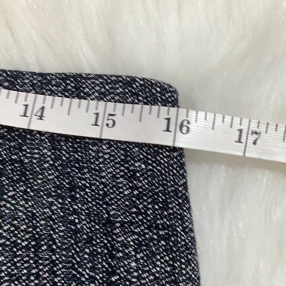 NWT🫐Theory High Rise Mini Skirt in Navy Multi Herring Melange - Picture 11 of 16